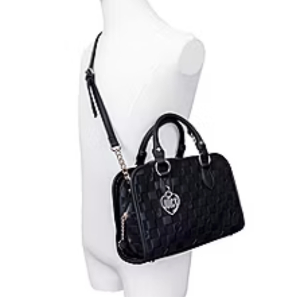 Juicy By Juicy Couture Checkmate Satchel & matching zip around wallet NWT. 2 Set - Picture 5 of 16